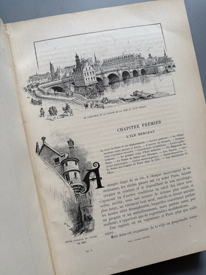 Libro de: Paris de siècle en siècle, A. Robida - A la Libraire Illustrée, ca. 1895