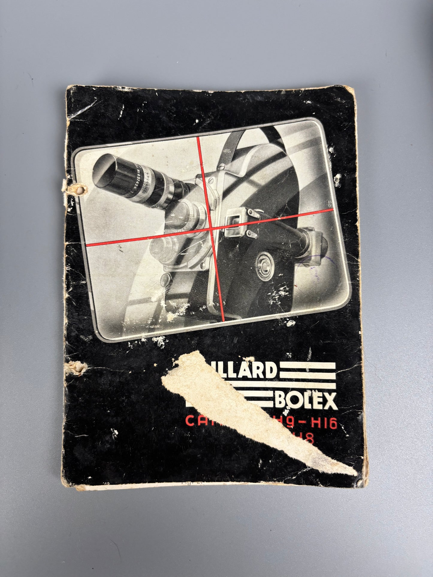 Cámara de Cine Bolex Paillard H-16 16mm (c. 1940) con Dos Objetivos – Elgeet 13mm + Kodak Anastigmat 63mm