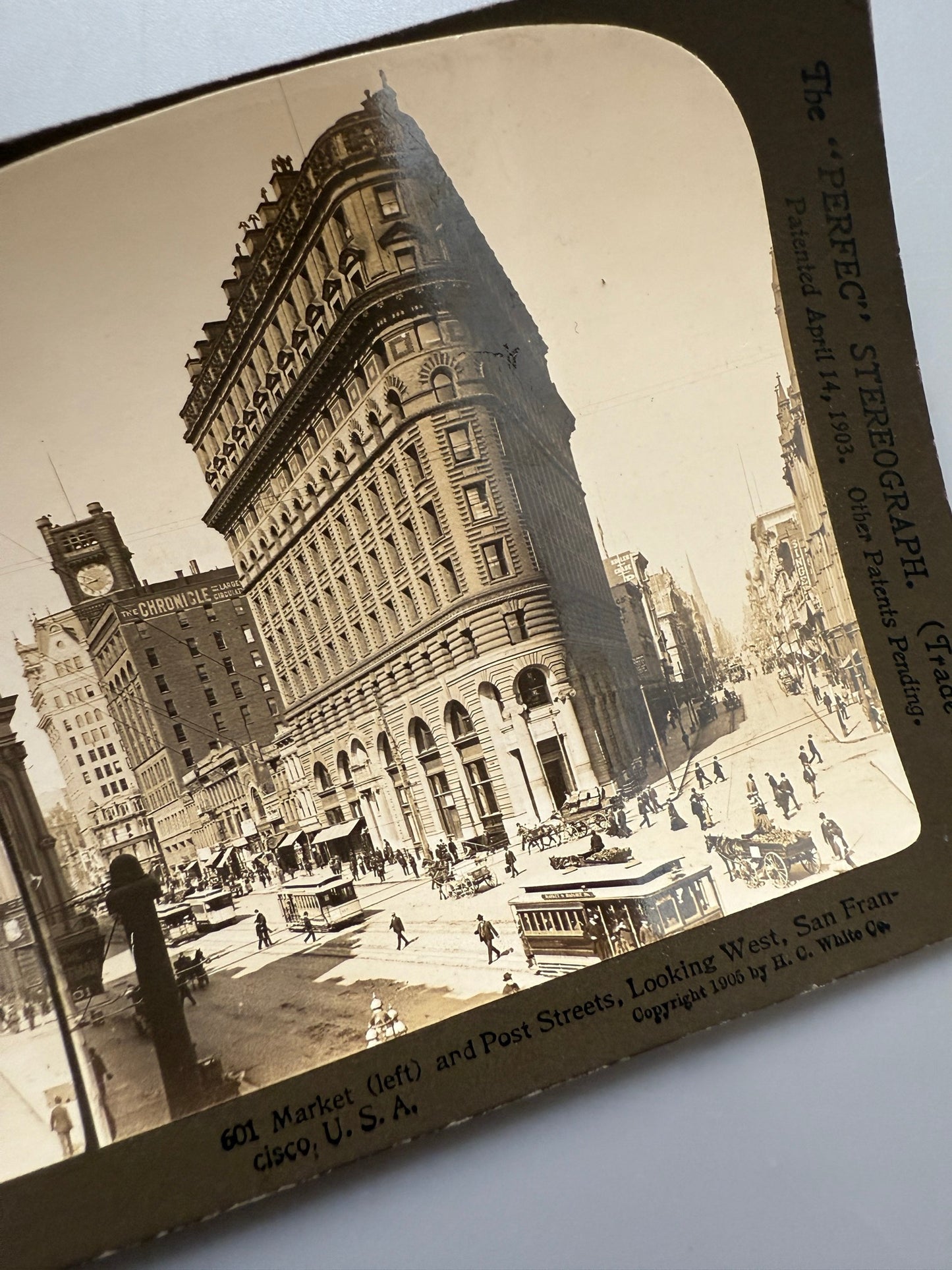 Fotografía estereoscópica San Francisco, Estados Unidos - H. C. White Co., 1905