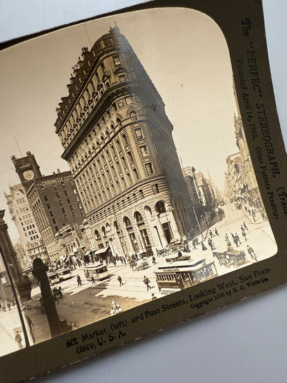 Fotografía estereoscópica San Francisco, Estados Unidos - H. C. White Co., 1905