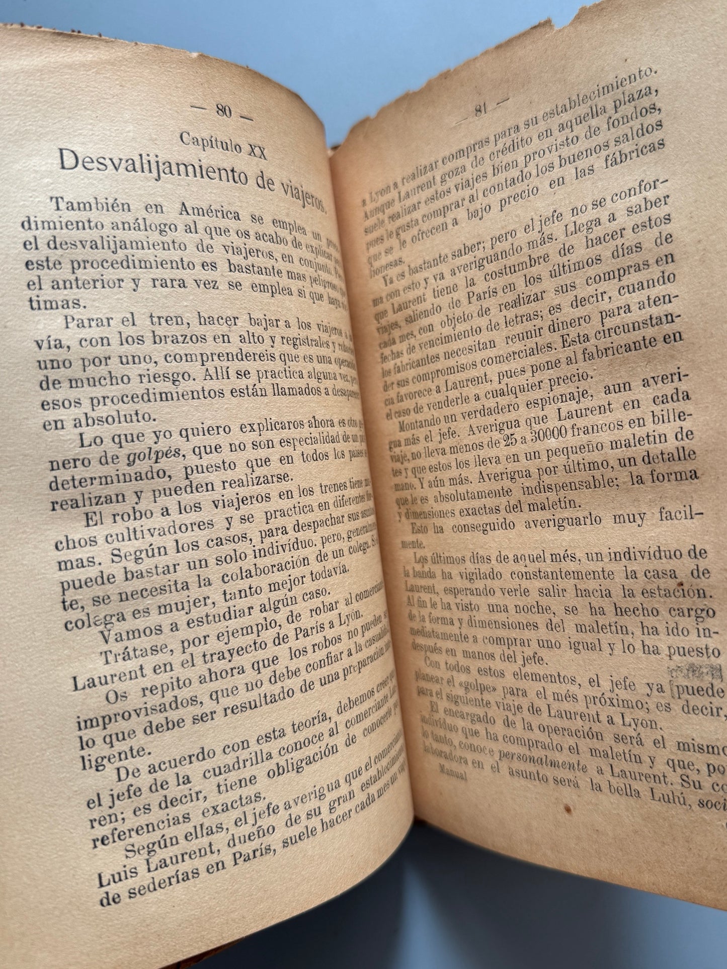 Manual del perfecto Ladrón y Arte de evitar el robo, Emilio Navarro - V. Acha Editor, ca. 1930