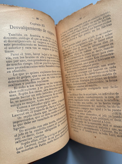 Manual del perfecto Ladrón y Arte de evitar el robo, Emilio Navarro - V. Acha Editor, ca. 1930