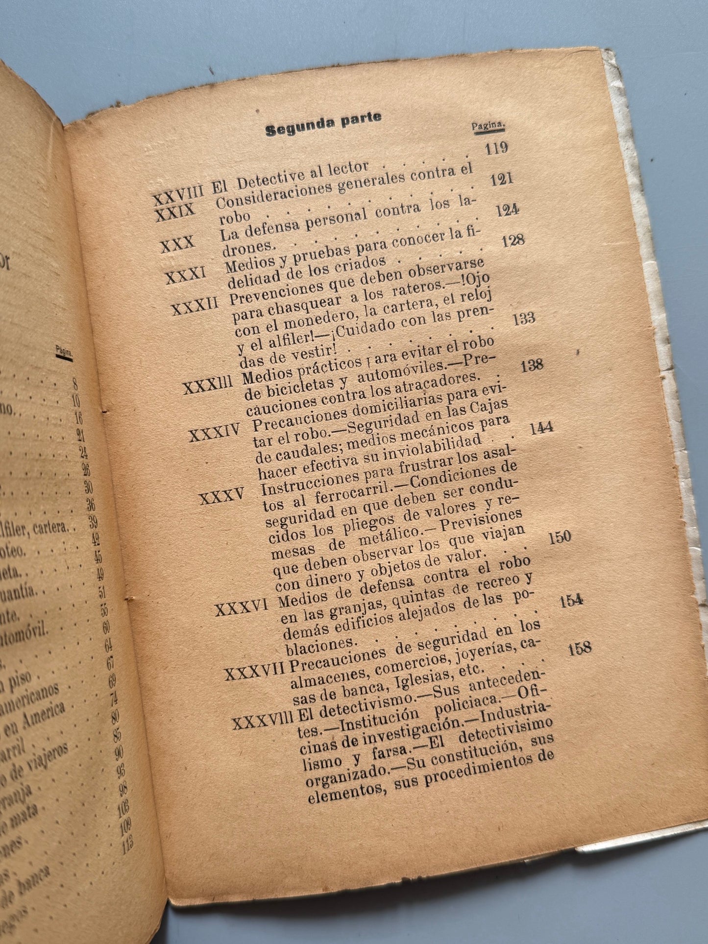 Manual del perfecto Ladrón y Arte de evitar el robo, Emilio Navarro - V. Acha Editor, ca. 1930