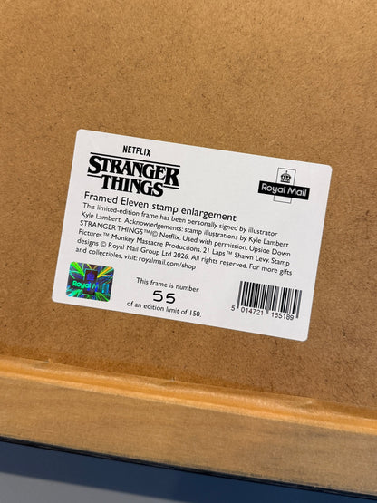 Stranger Things. Print Once edición limitada, nº55 de 150. Firma Kyle Lambert - Royal Mail
