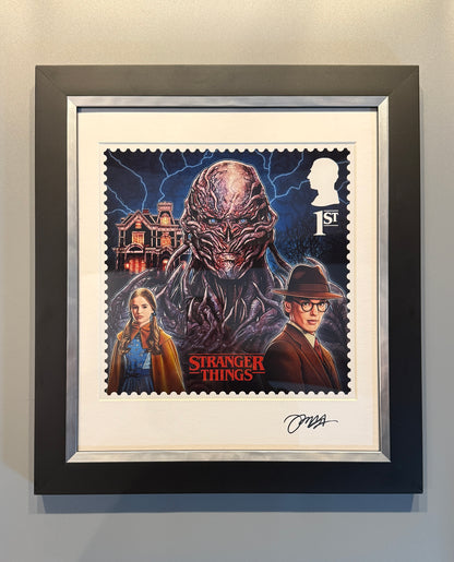 Stranger Things. Print Vecna edición limitada, nº131 de 150. Firma Kyle Lambert - Royal Mail