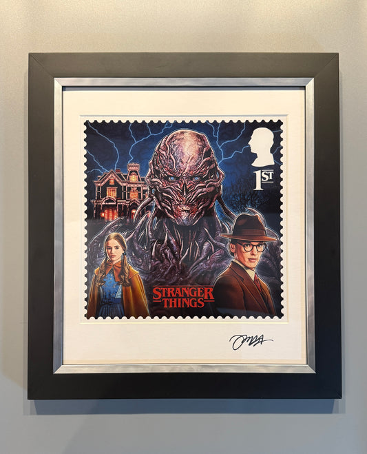 Stranger Things. Print Vecna edición limitada, nº131 de 150. Firma Kyle Lambert - Royal Mail