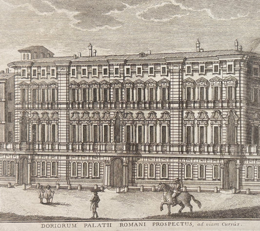 Grabado Palacio Doria-Pamphilj - Calcografia degli edifizj di Roma, 1779