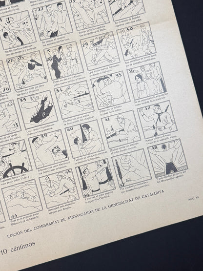 Auca. Aleluyas de la defensa de Euzkadi nº10 (Guerra Civil) - Comissariat de Propaganda de la Generalitat de Catalunya, 1937