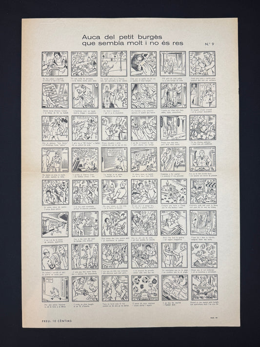 Auca del petit burgés, nº9 (Guerra Civil) - Comissariat de Propaganda de la Generalitat de Catalunya, 1937