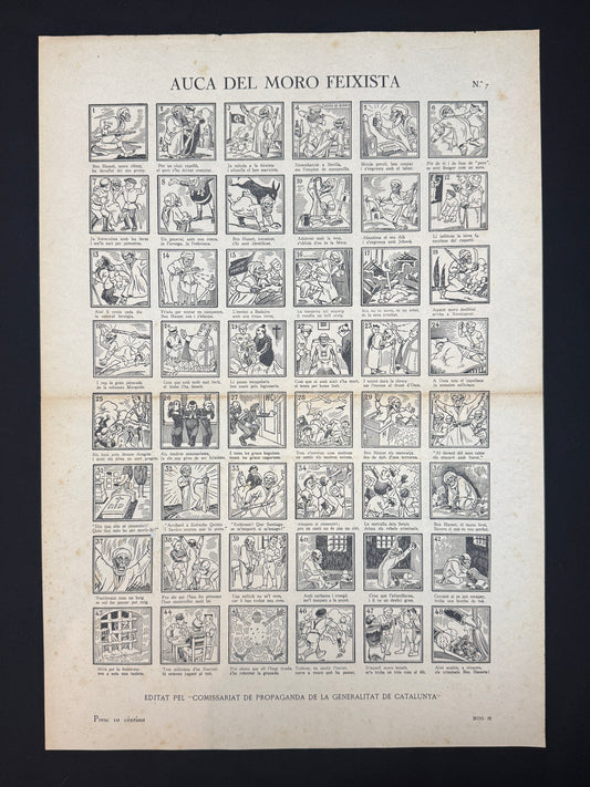 Auca del moro feixista, nº7 (Guerra Civil) - Comissariat de Propaganda de la Generalitat de Catalunya, 1937
