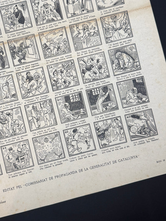 Auca del moro feixista, nº7 (Guerra Civil) - Comissariat de Propaganda de la Generalitat de Catalunya, 1937