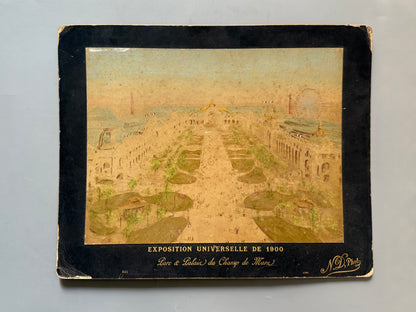 Albúmina de la Exposición Universal de Paris. Parc & Palais du Champ de Mars - 1900