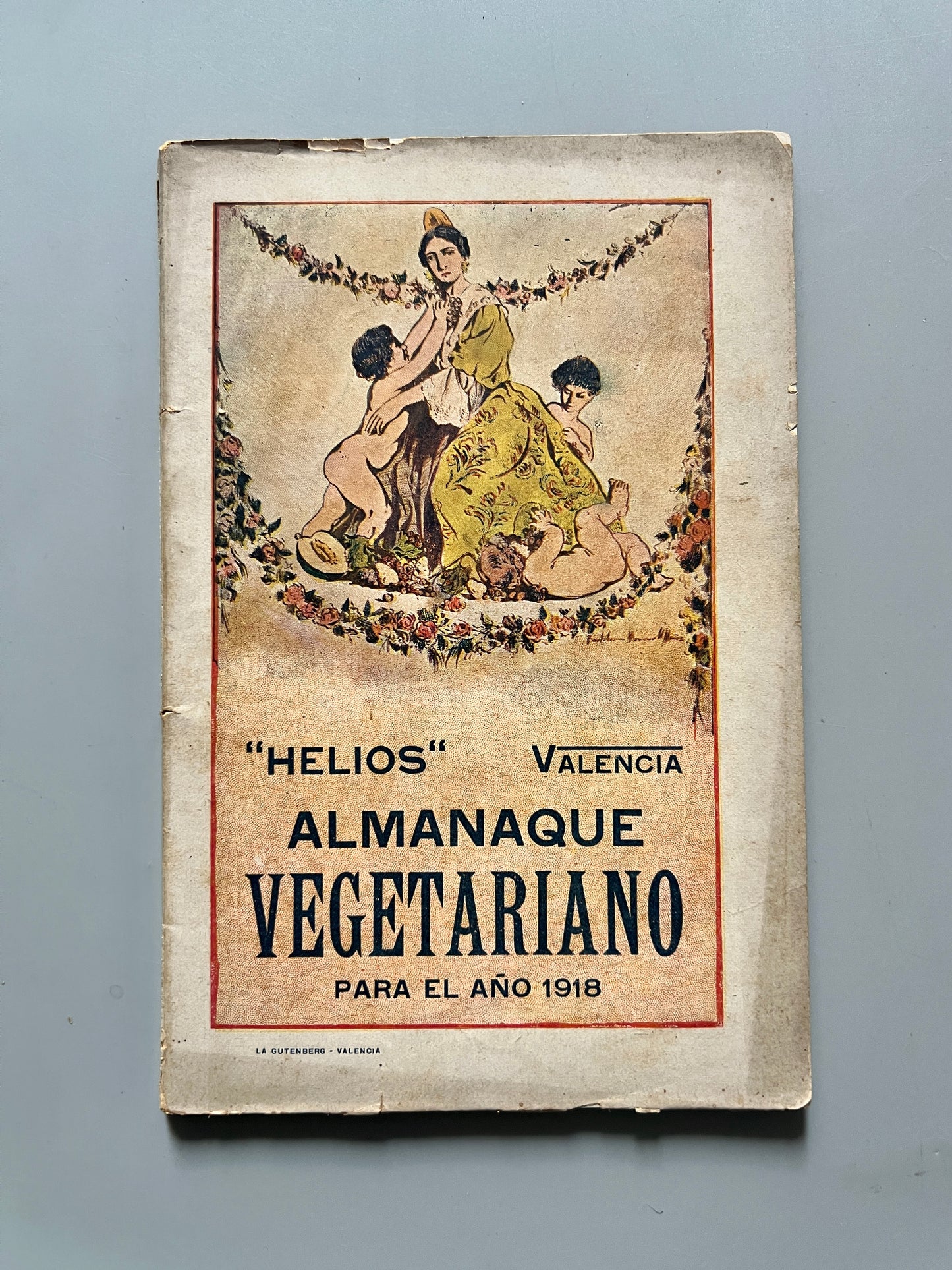 Almanaque vegetariano para el año 1918, Helios - Valencia, 1917