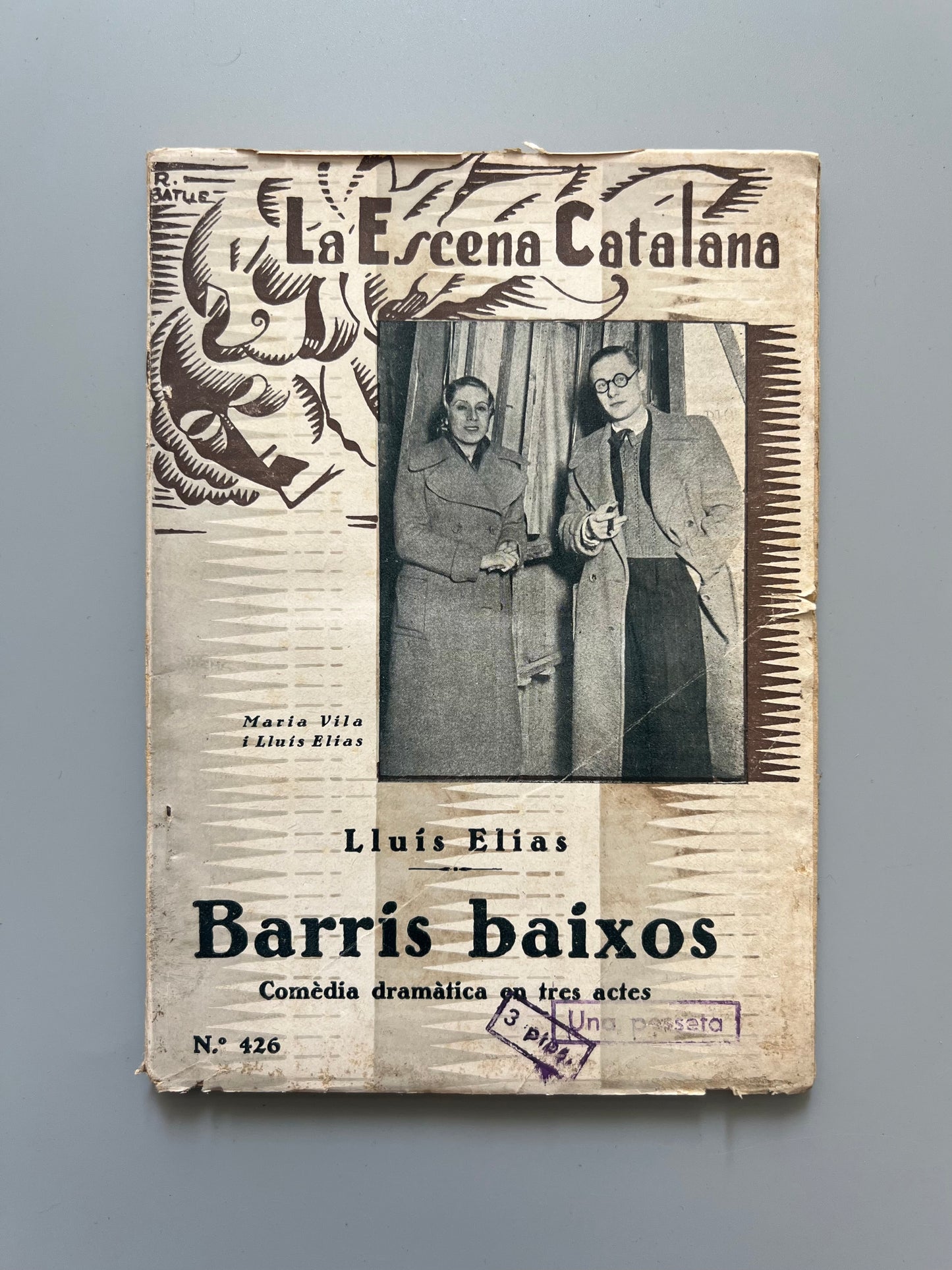 Barris baixos, Lluís Elias - La Escena Catalana, nº426 1936
