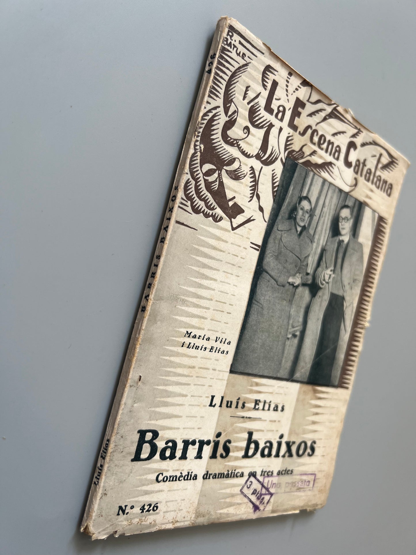 Barris baixos, Lluís Elias - La Escena Catalana, nº426 1936