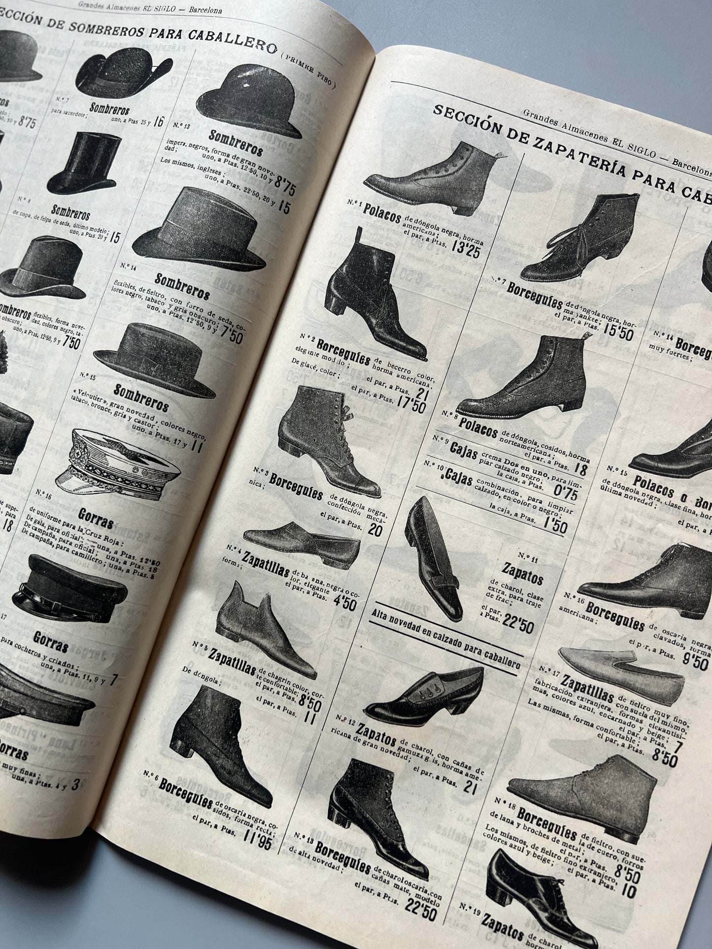 Catálogo de moda de almacenes El Siglo - Conde, Puerto y Compañía,  Invierno 1912/1913