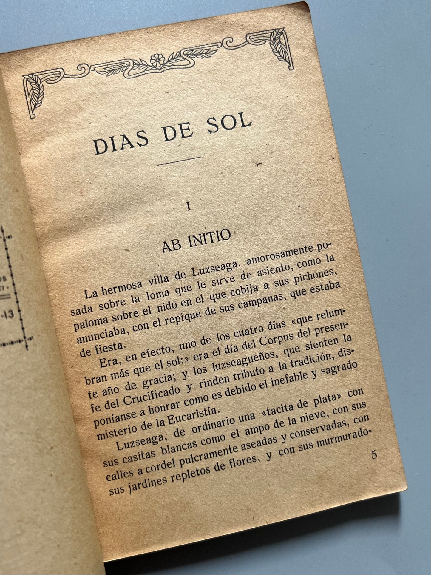 Días de sol de Luz Alba + Programa de la fiesta mayor de Tarrasa de 1915 - Imprenta, litografía y encuadernaciones Mulleras & Cª, ca. 1915