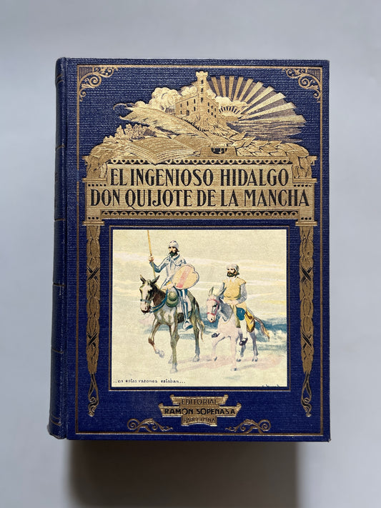 Don Quijote de la Mancha, Miguel de Cervantes - Editorial Ramón Sopena, 1941