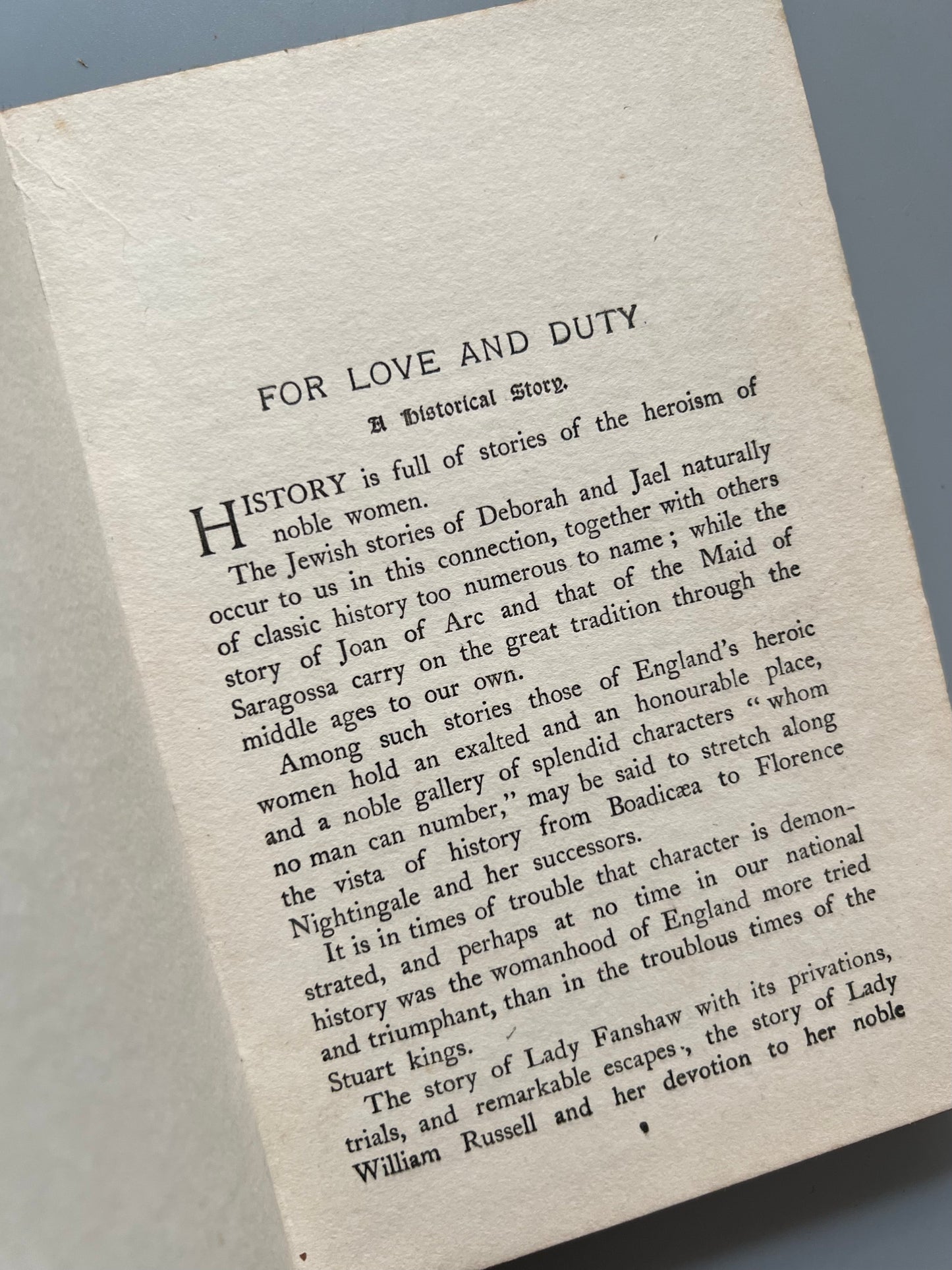 For love and duty and other stories, Alfred H. Miles - John F. Shaw & Co, ca. 1910