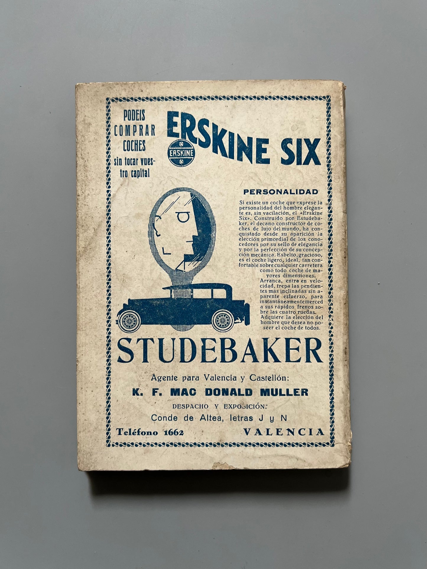 Guía de Valencia y su feria - Casa anunciadora Jenaro Vicente, 1928