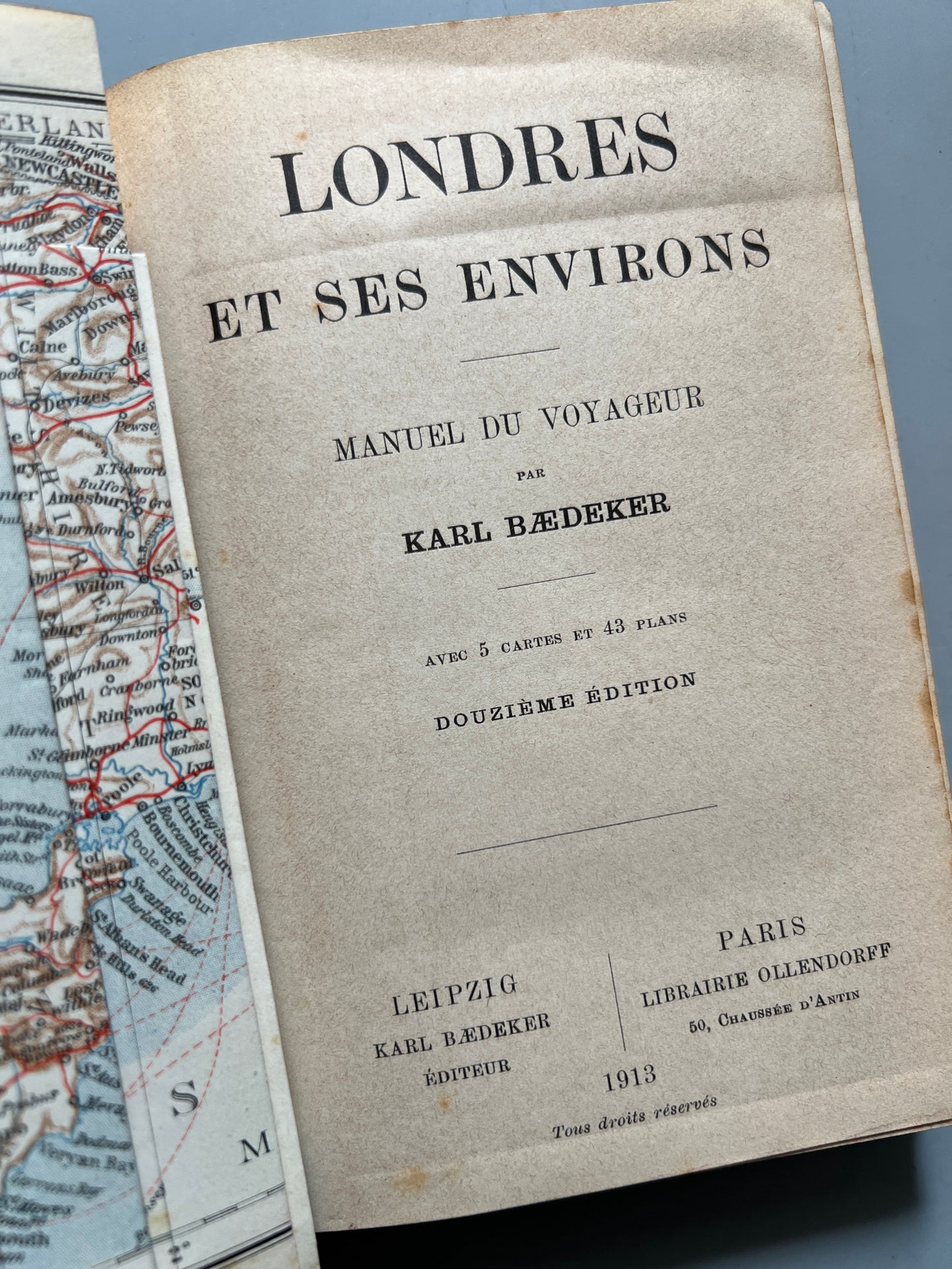 Londres et ses environs, Karl Baedeker - Karl Baedeker Éditeur, 1913