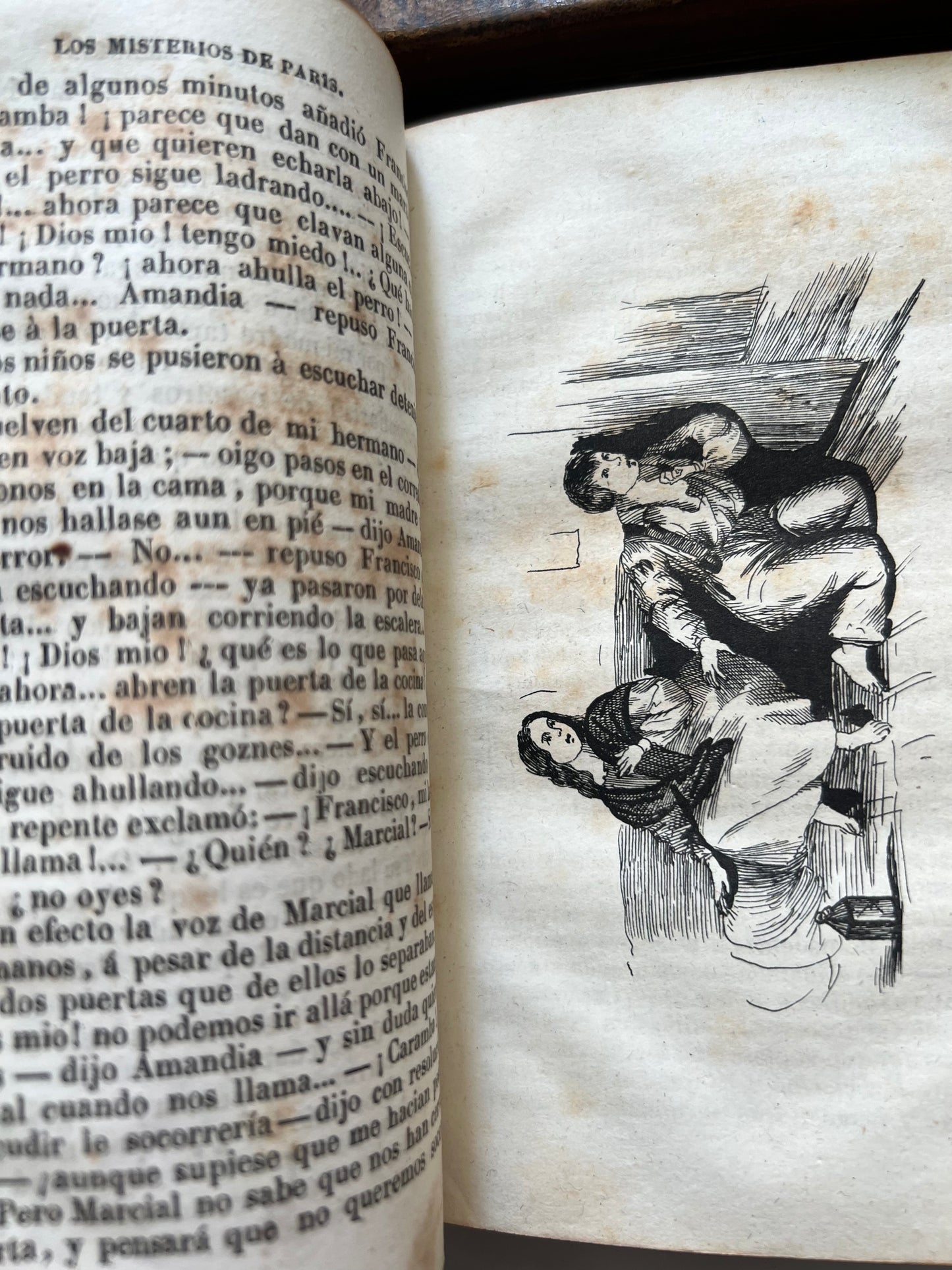 Los misterios de Paris, Eugenio Sue - Imprenta de Saurí, A. Gaspar y Berdaguer, 1845