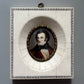 Miniatura retrato de Franz Schubert al óleo o gouache, firmado - Siglo XIX