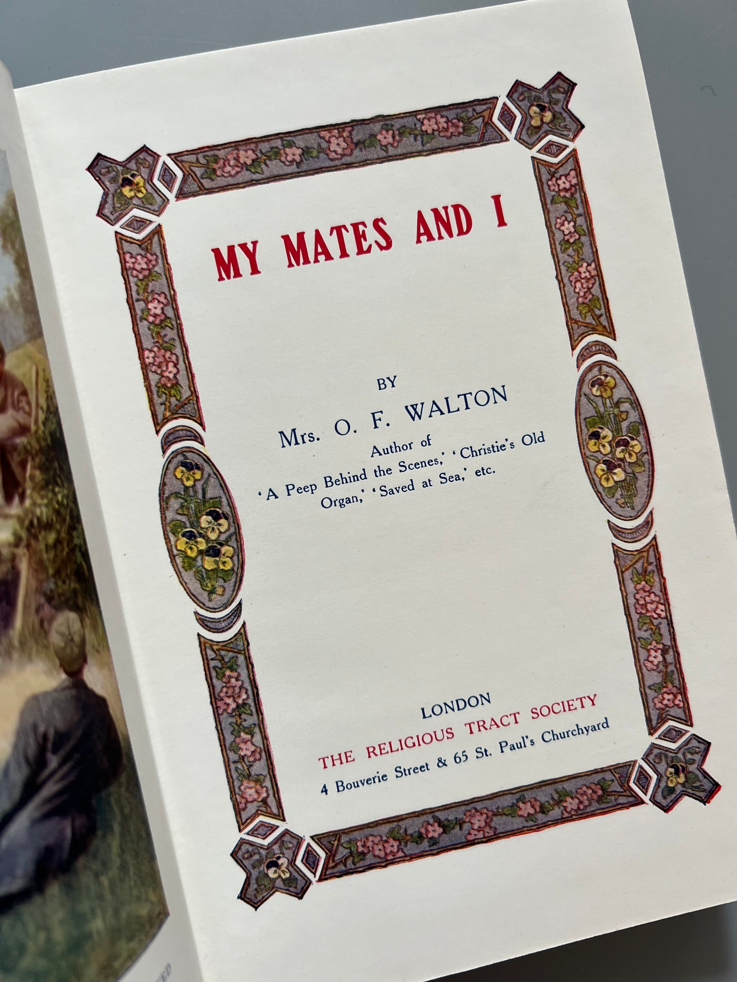 My mates and I, Mrs. O. F. Walton - The Religious Tract Society, ca. 1910
