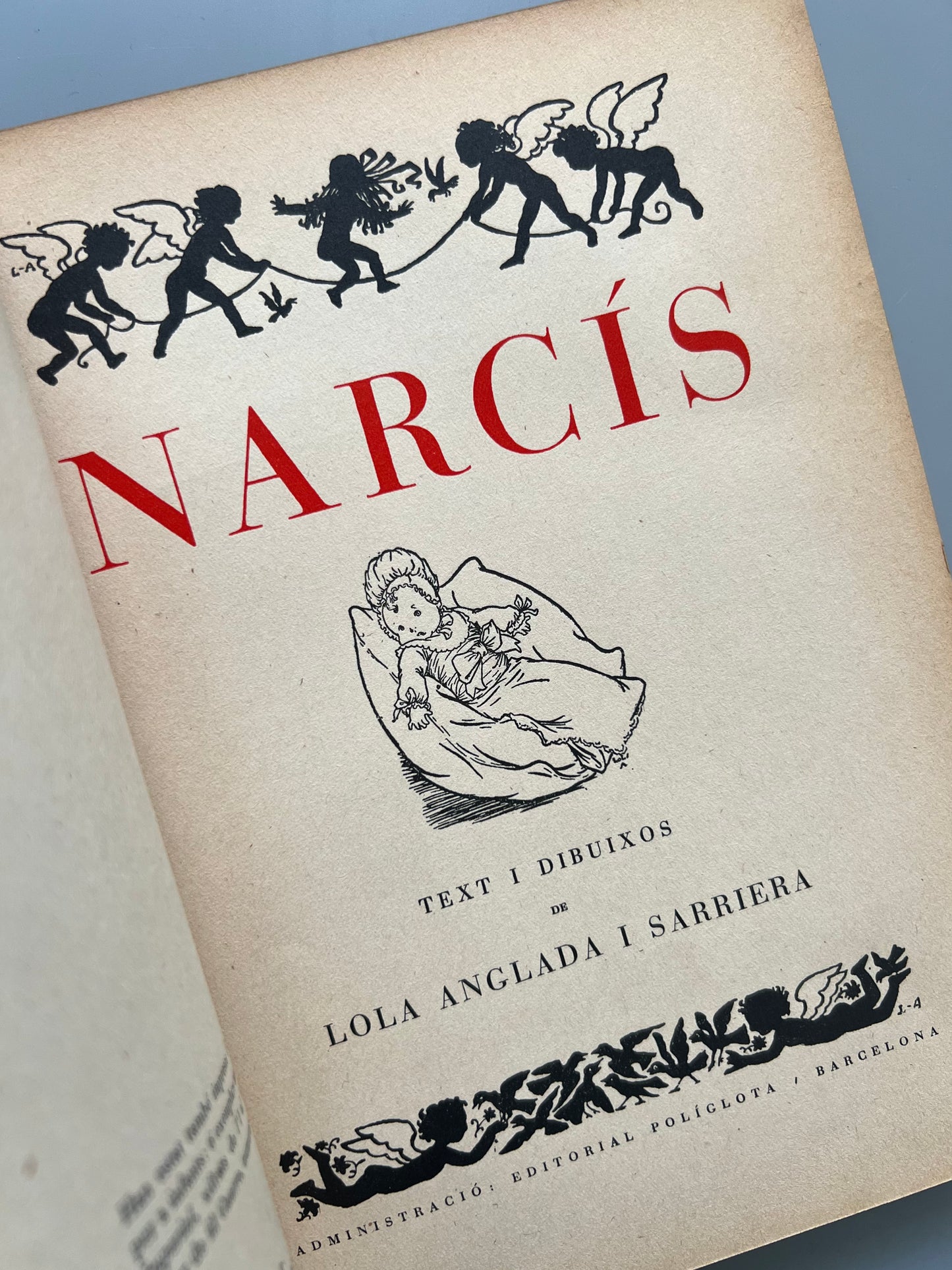 Narcís, Lola Anglada. Firmado y con sello - Editorial políglota, 1930