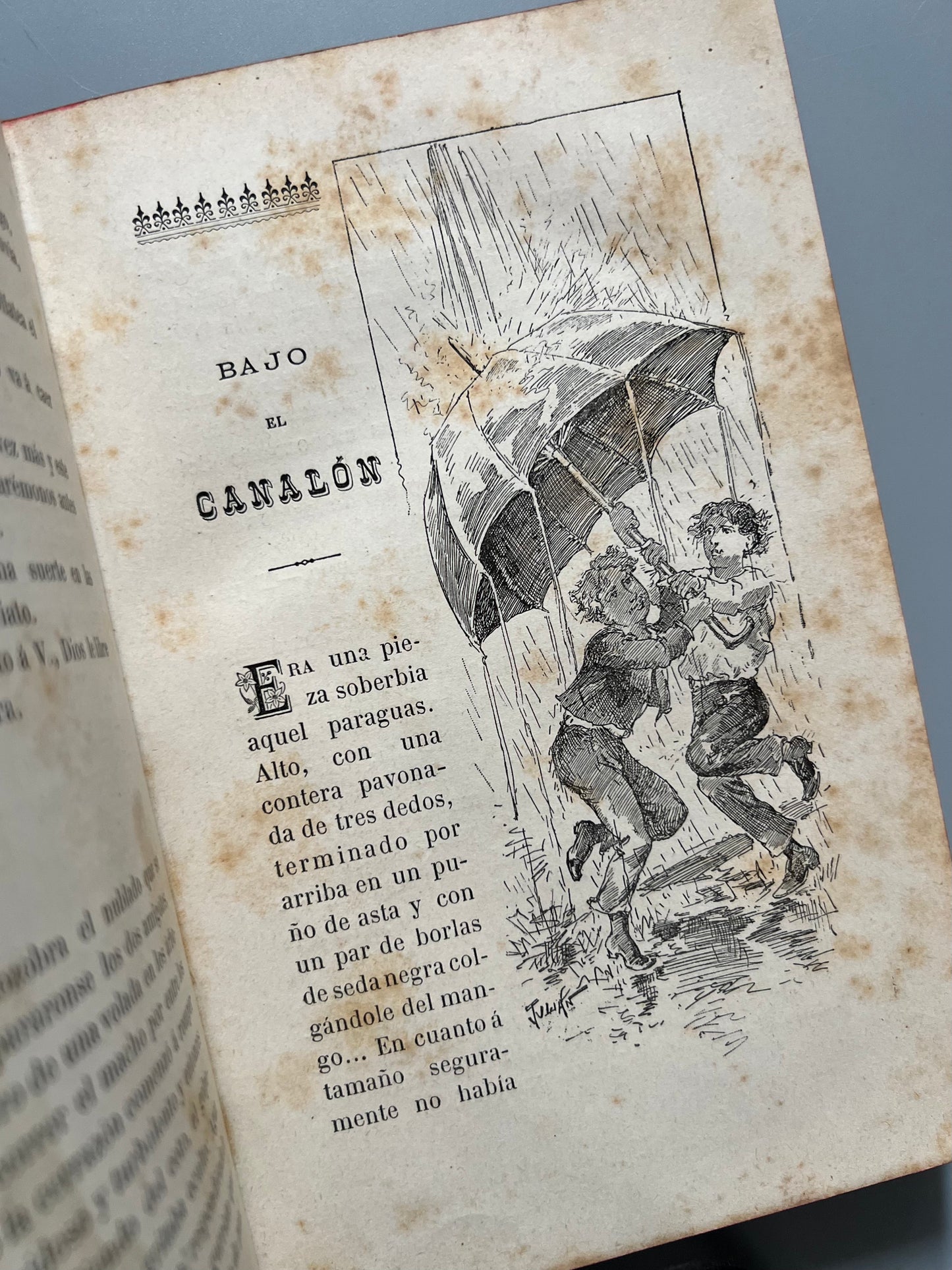 Niños y pájaros, novelas infantiles, Alfonso Pérez Nieva - Librería de Antonio J. Bastinos, 1892