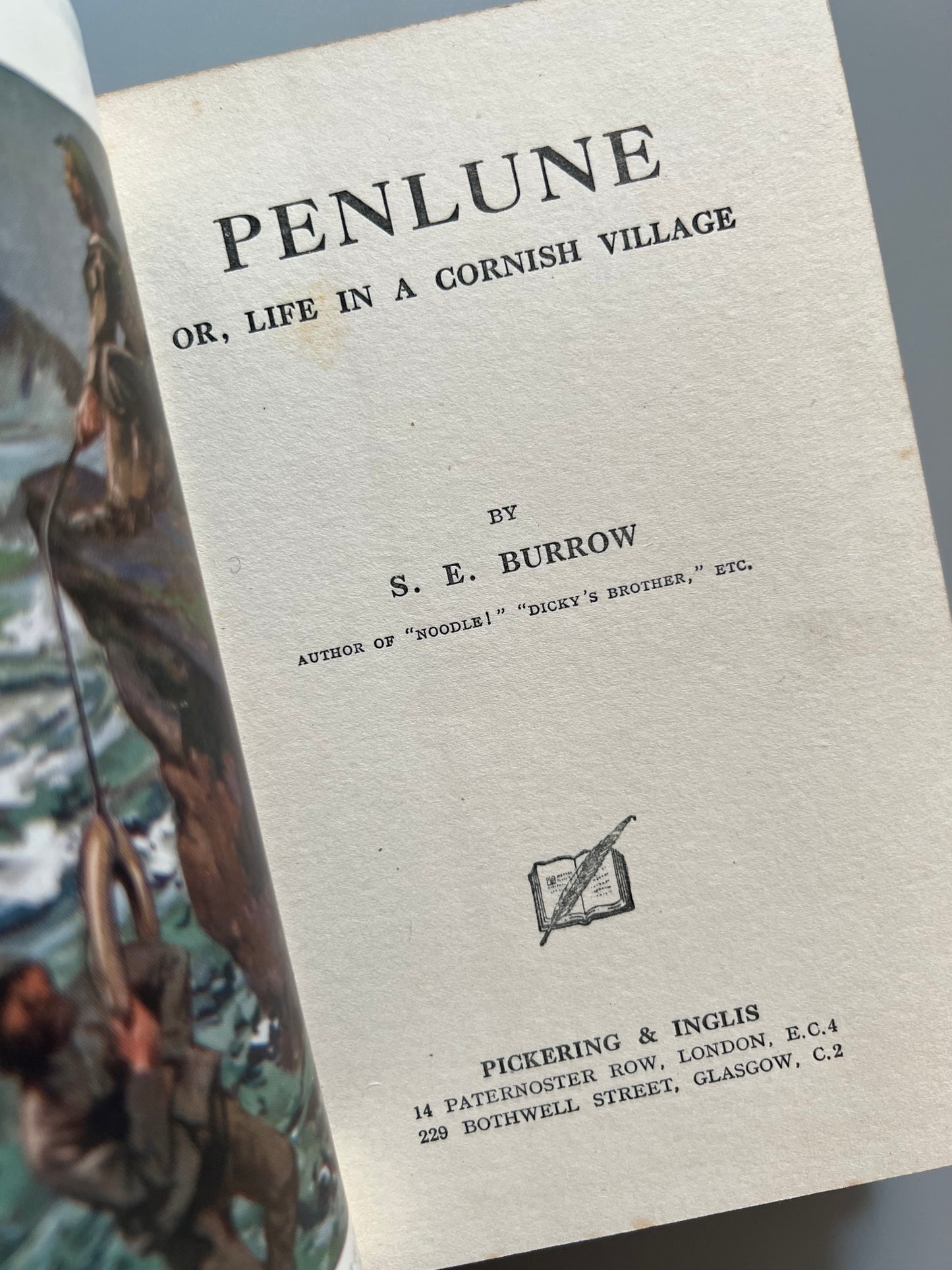Plenlune or life in a cornish village, S. E. Burrow - Pickering & Inglis, ca. 1925