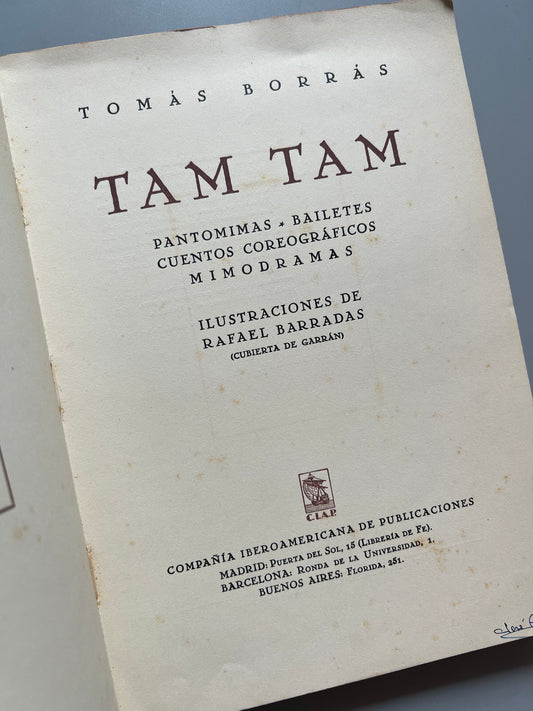Tam Tam, Tomás Borrás - Compañía Iberoamericana de Publicaciones, 1931