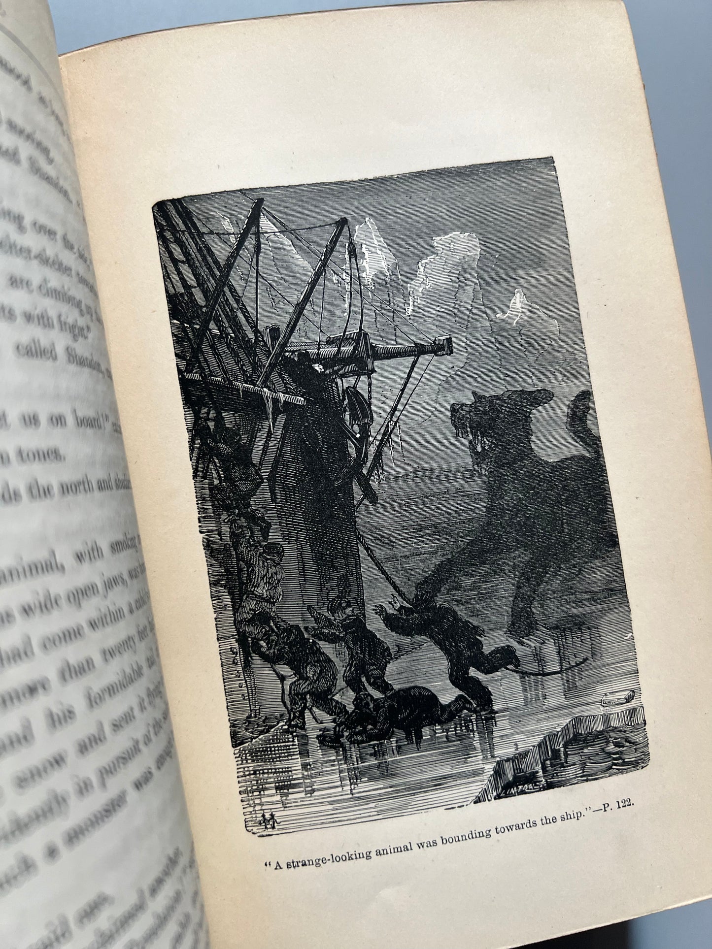 The adventures of Captain Hatteras, Julio Verne (first english edition in one volume) - George Routledge and sons, 1876