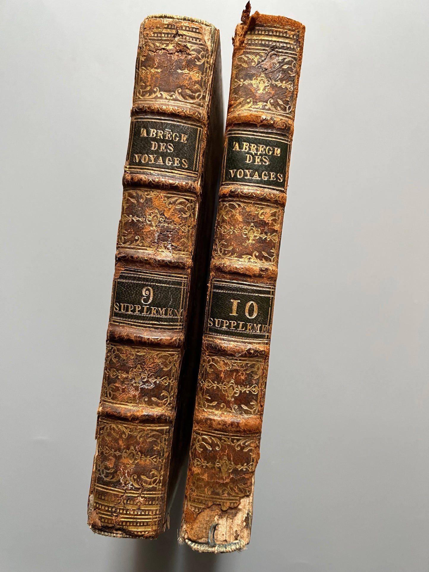 Abrégé de l'histoire génerale des voyages faits en Europe, España y Portugal - Chez Moutardier libraire, 1804/1805