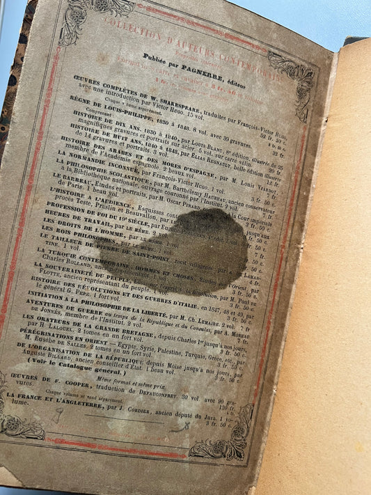 Aventures de guerre au temps de la république et du consulat, M. A. Moreau de Jonnès (tomo I) - Pagnerre libraire-èditeur, 1858 - Antigularia (detalle 1)