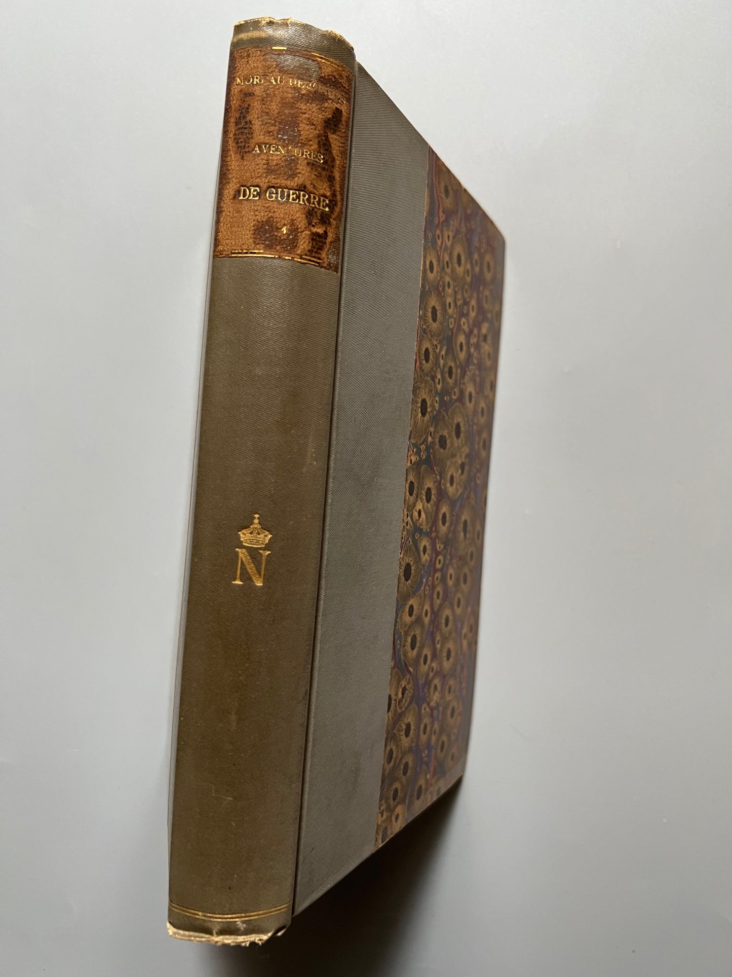Aventures de guerre au temps de la république et du consulat, M. A. Moreau de Jonnès (tomo I) - Pagnerre libraire-èditeur, 1858