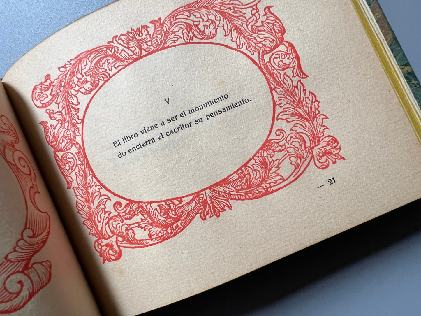 Del amor al libro, aforismos rimados, Viada y Lluch - 1927