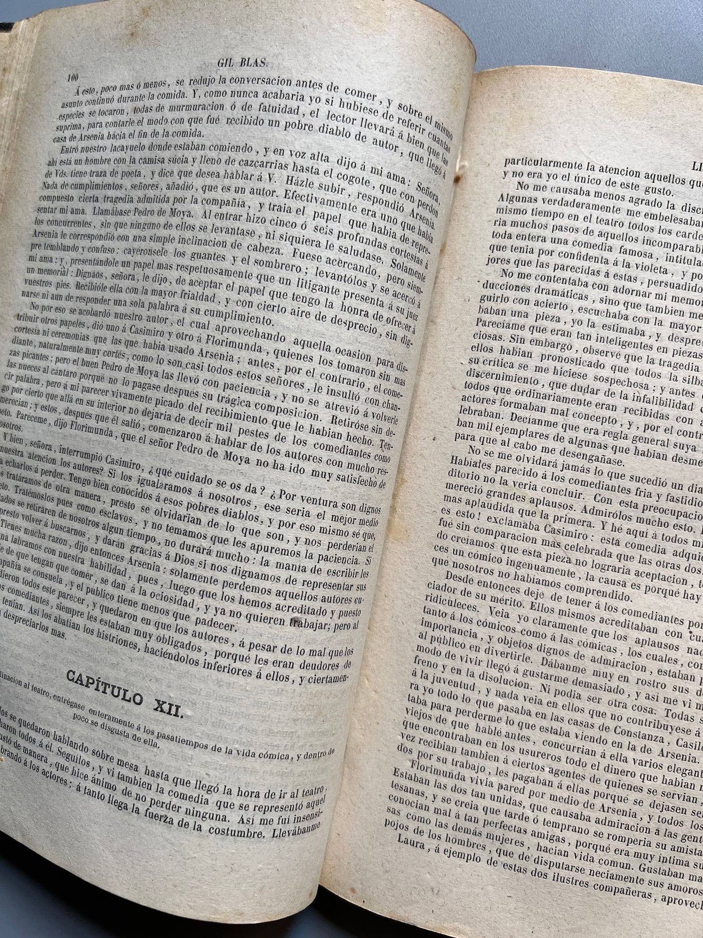 Historia de Gil Blas de Santillana, Lesage - Imprenta de Luis Tasso, 1874