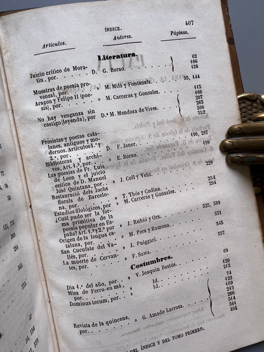 Revista de Cataluña, periodico quincenal - 1862 - Antigularia