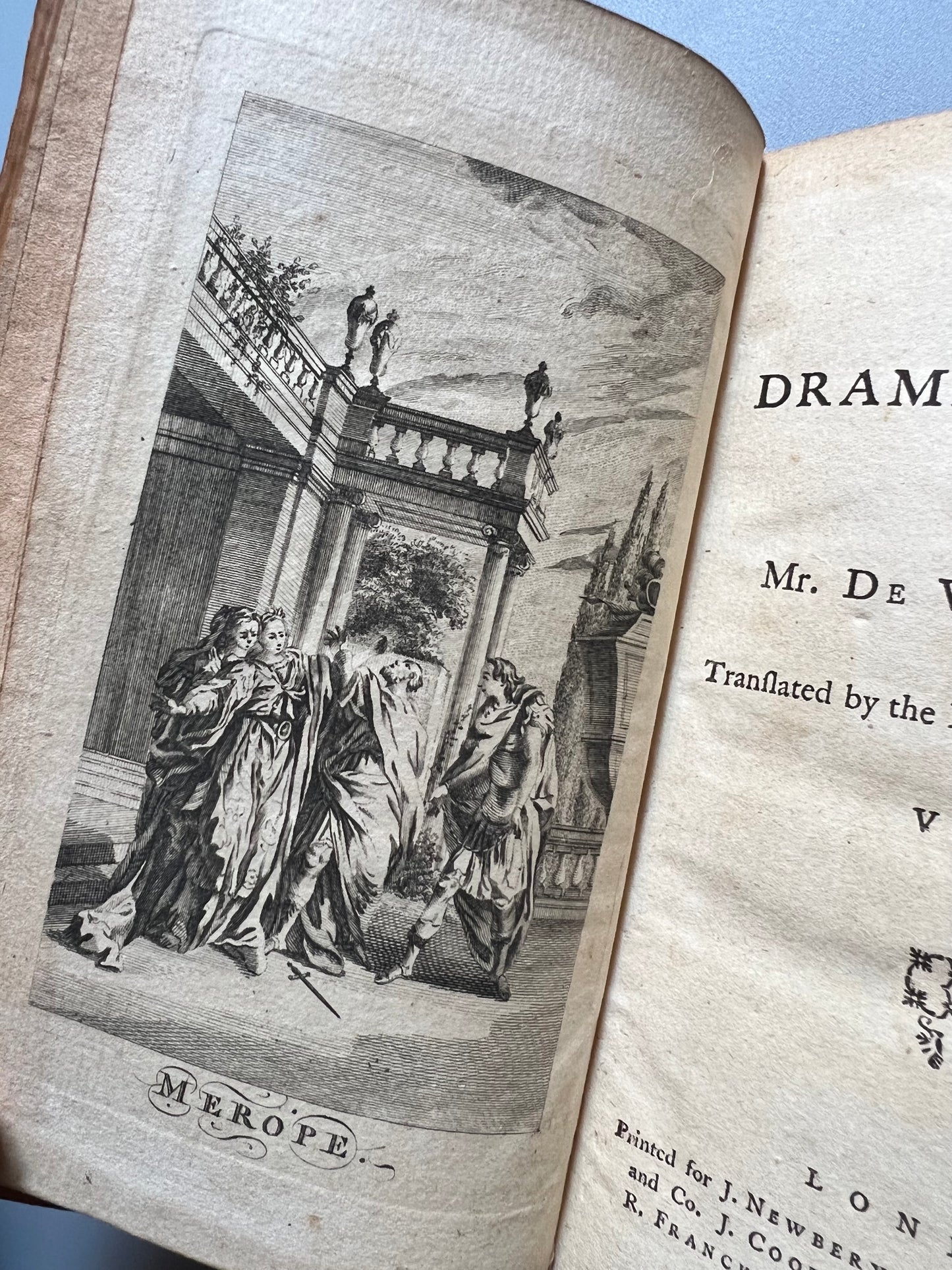 The dramatic works of Voltaire, vol. IV - Londres, 1762