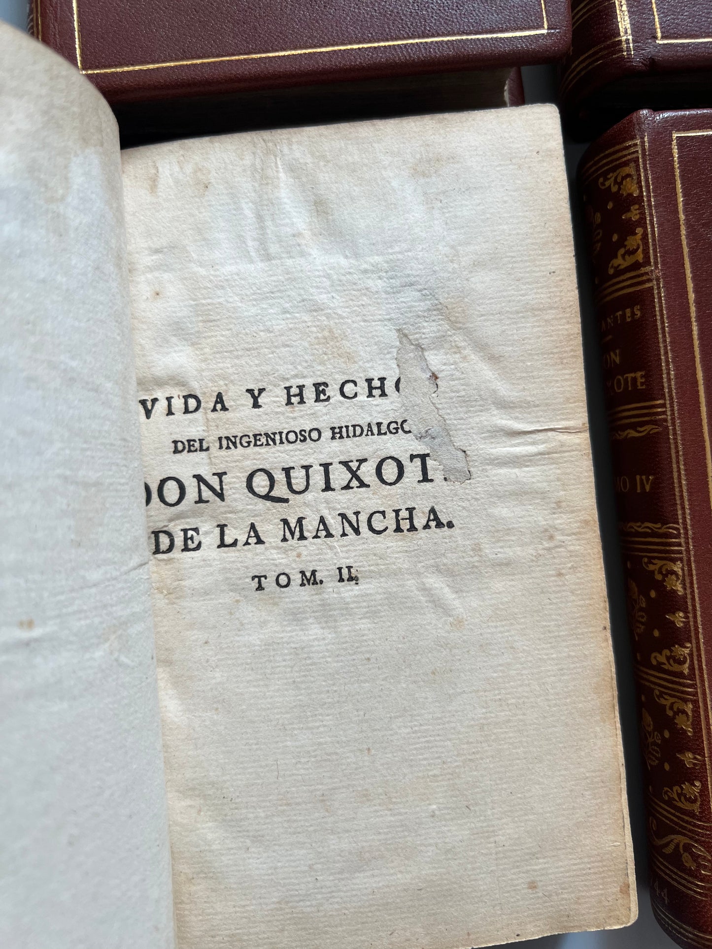 Vida y hechos del ingenioso hidalgo Don Quixote de la Mancha, Miguel de Cervantes - P. Gosse y A. Moetjens, 1744