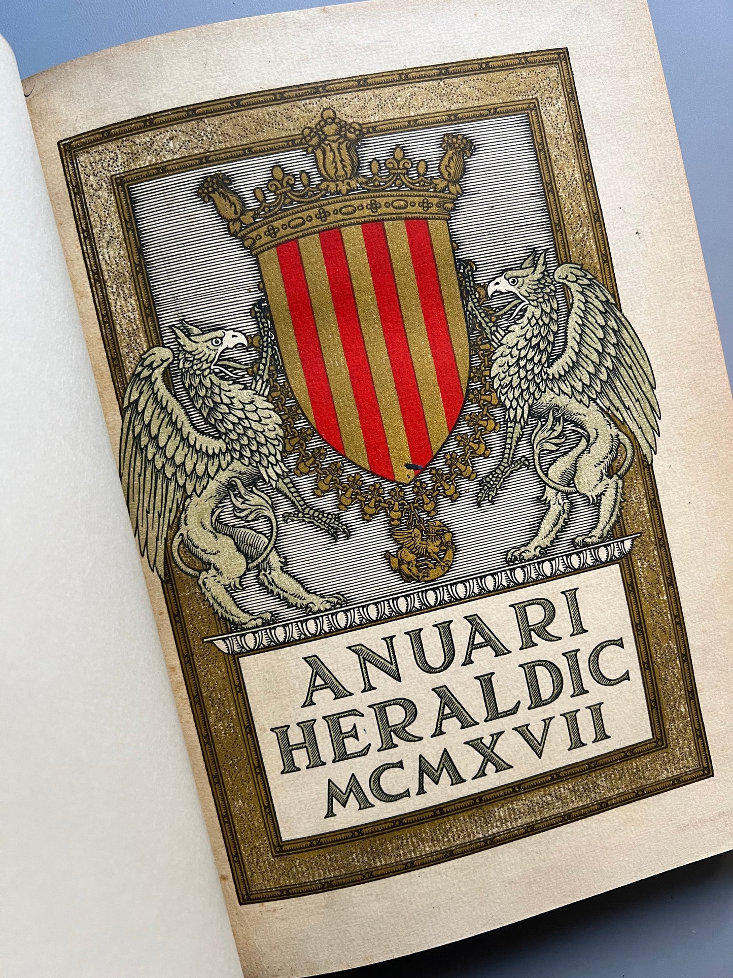 Anuari heràldic 1917,  Societat Catalana d'Heràldica - Oliva de Vilanova impressor