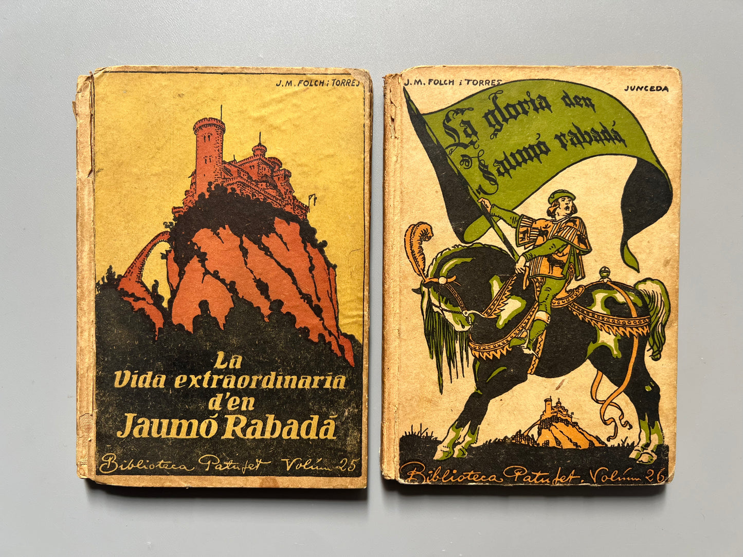 La vida extraordinaria d'en Jaumó Rabadá y La gloria d'en Jaumó Rabadá, J. M. Folch i Torres - J. Baguñá editor i llibreter, 1915/1916