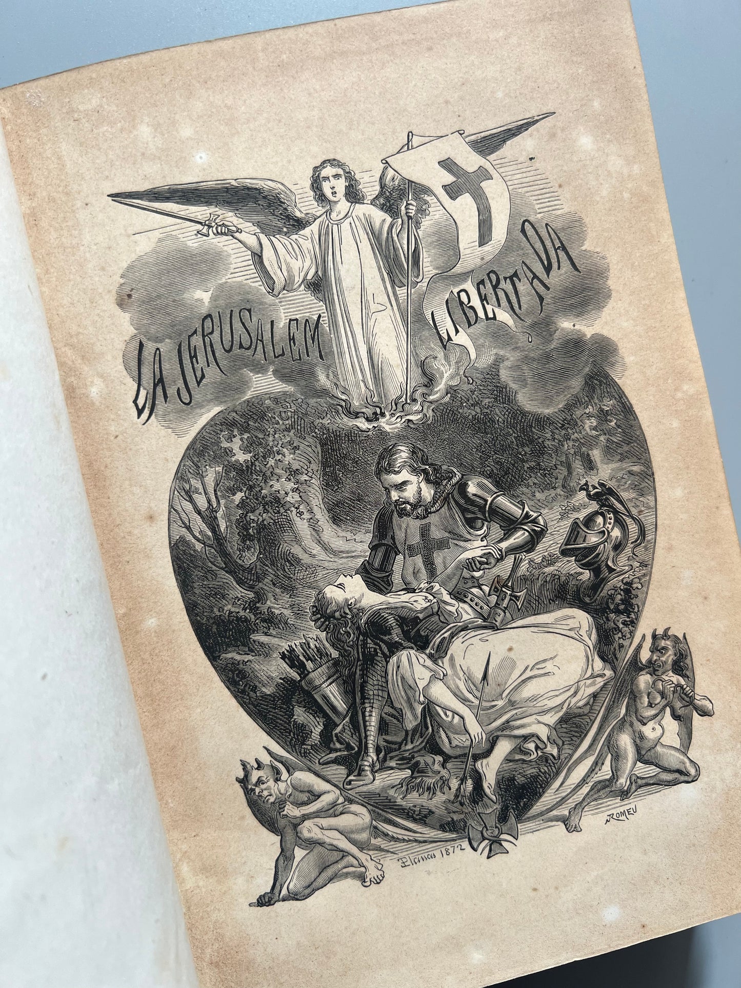 La Jerusalem libertada, Torcuato Tasso - Empresa editorial La Ilustración, 1873
