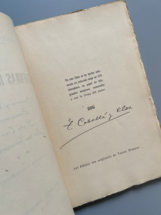 Leyendas orientales, Tomás Caballé y Clos (firmado y numerado) - Editorial Freixinet, 1948